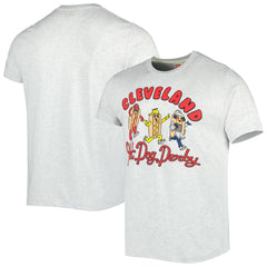 Cleveland Guardians Homage Team Hyper Local Tri-Blend T-Shirt - Ash - MLB on Sale