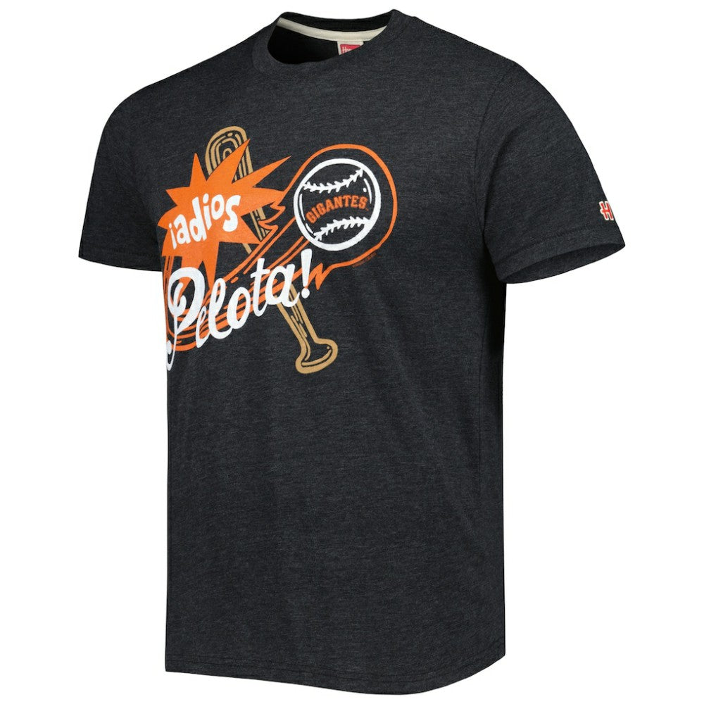 San Francisco Giants Homage Hyper Local Tri-Blend T-Shirt - Charcoal - MLB Discount