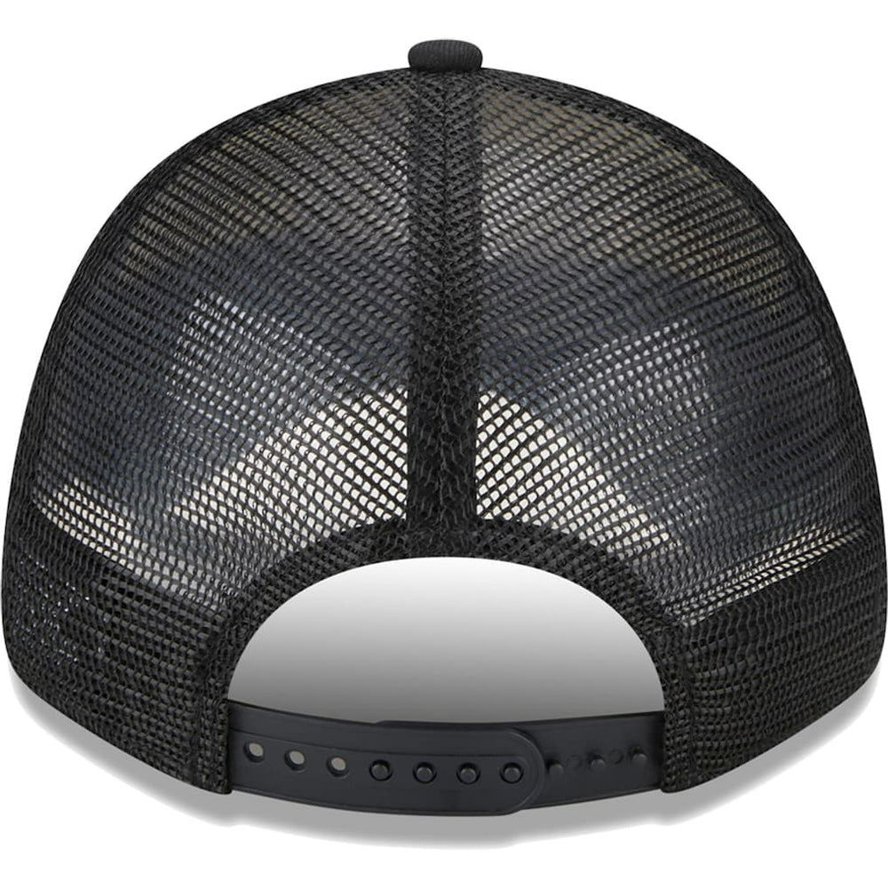Brooklyn Nets Stripes 9FORTY Trucker Snapback Hat Black | New Era Near Me