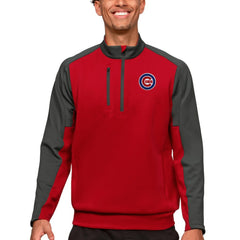 Chicago Cubs Antigua Team Quarter-Zip Pullover Top - Red - MLB Discount