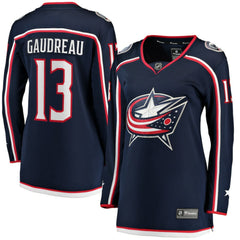 Johnny Gaudreau Columbus Blue Jackets Fanatics Women's Breakaway Player Jersey - Navy - NHL 5006125