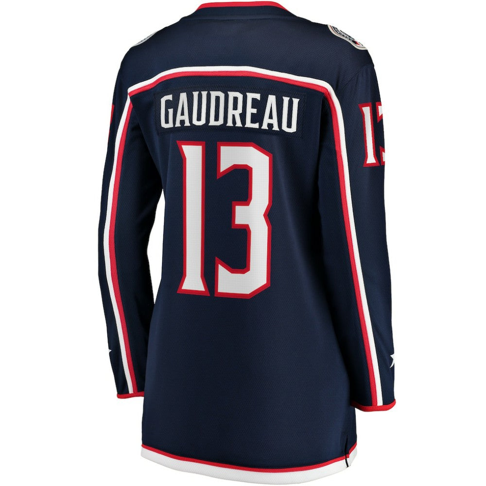 Johnny Gaudreau Columbus Blue Jackets Fanatics Women's Breakaway Player Jersey - Navy - NHL 5006125