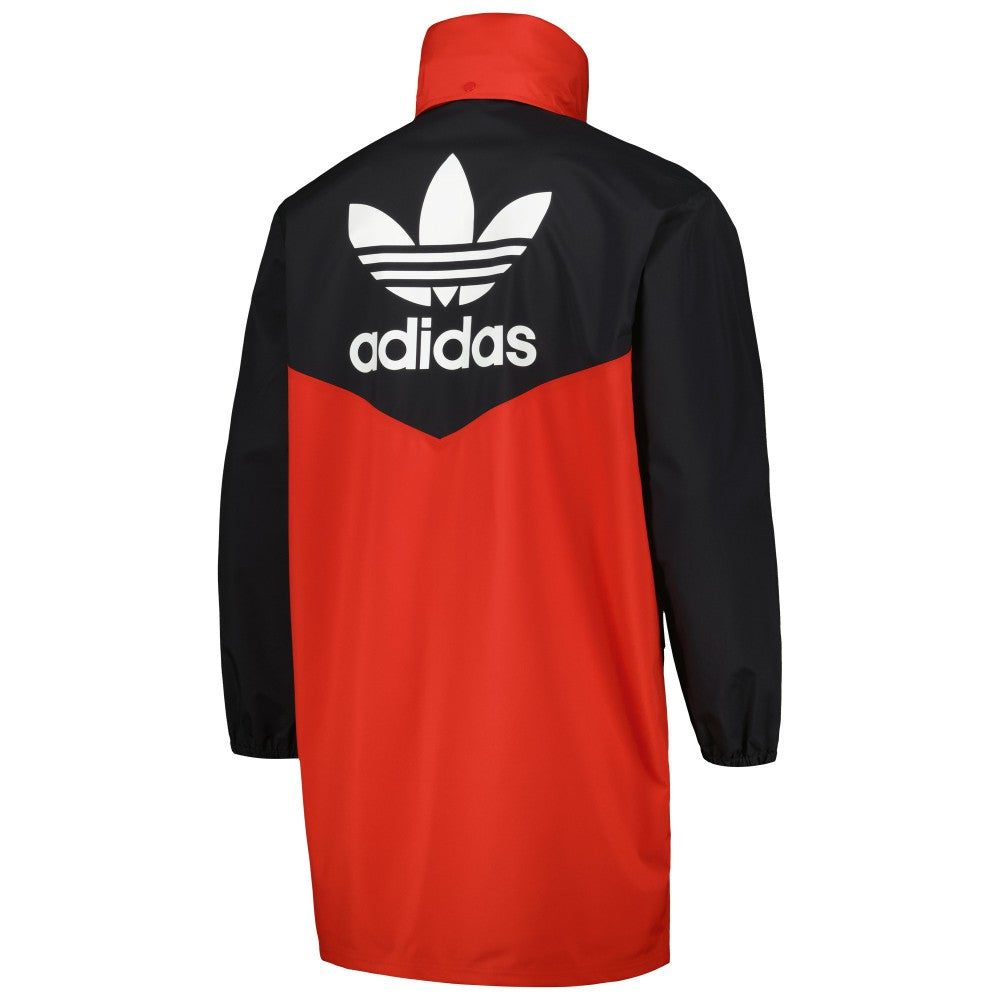 Manchester United Originals Hoodie Full-Zip Bench Jacket Red/Black - Adidas sale