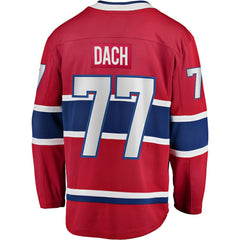 Kirby Dach Montreal Canadiens Fanatics Home Breakaway Player Jersey - Red - NHL 5010798