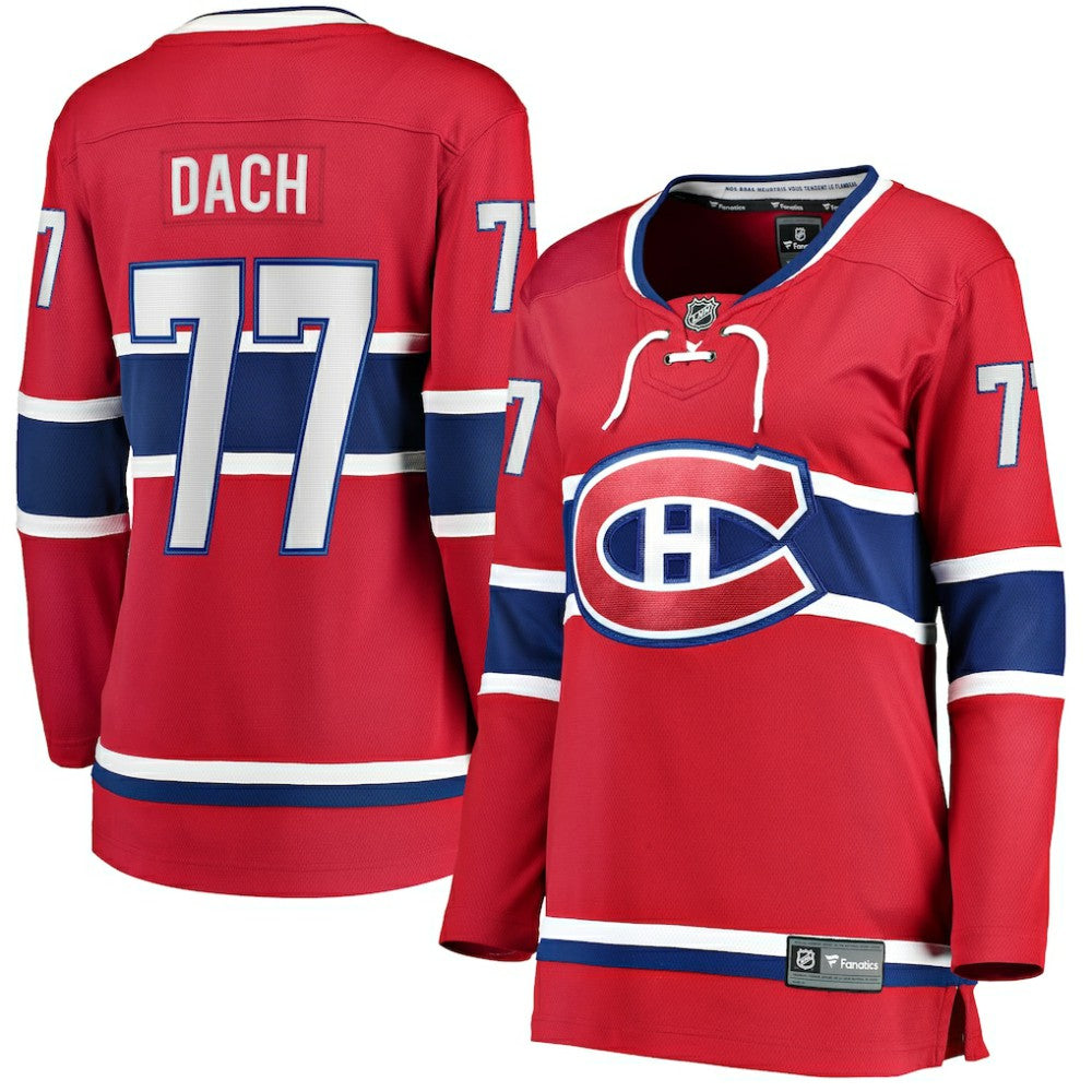 Kirby Dach Montreal Canadiens Fanatics Women's Home Breakaway Player Jersey - Red - NHL 5010809