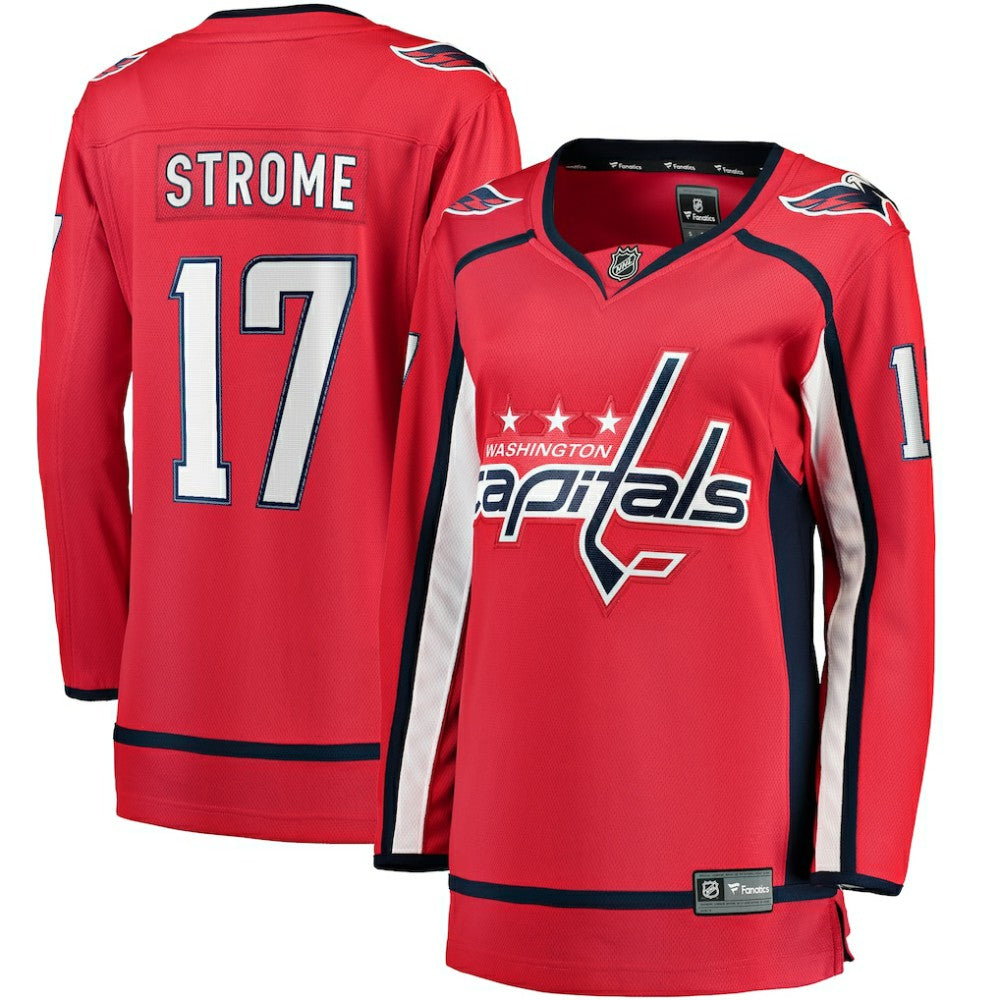Dylan Strome Washington Capitals Fanatics Women's Home Breakaway Player Jersey - Red - NHL 5010816
