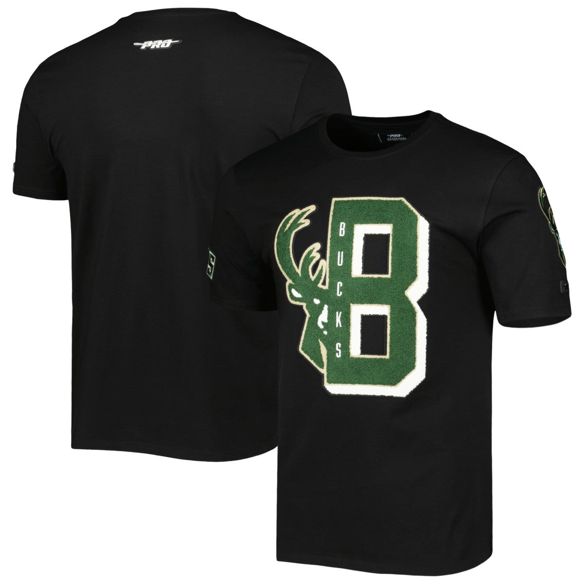 Milwaukee Bucks Pro Standard Mash Up Capsule T-Shirt Black