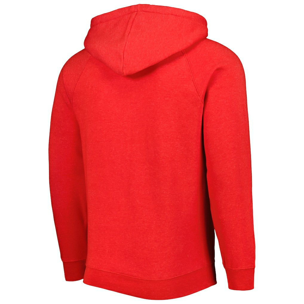 Chicago Bulls Sportiqe Unisex Athos Olson Tri-Blend Pullover Hoodie Red