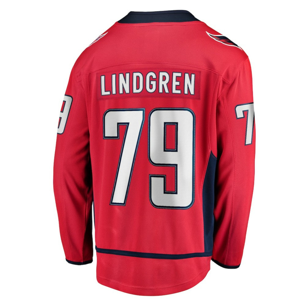 Charlie Lindgren Washington Capitals Fanatics Home Breakaway Player Jersey - Red - NHL 5012239