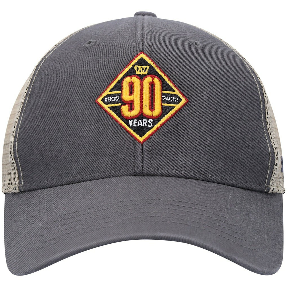 47 brand Washington Commanders '47 90th Season MVP Trucker Snapback Hat Charcoal/Natural