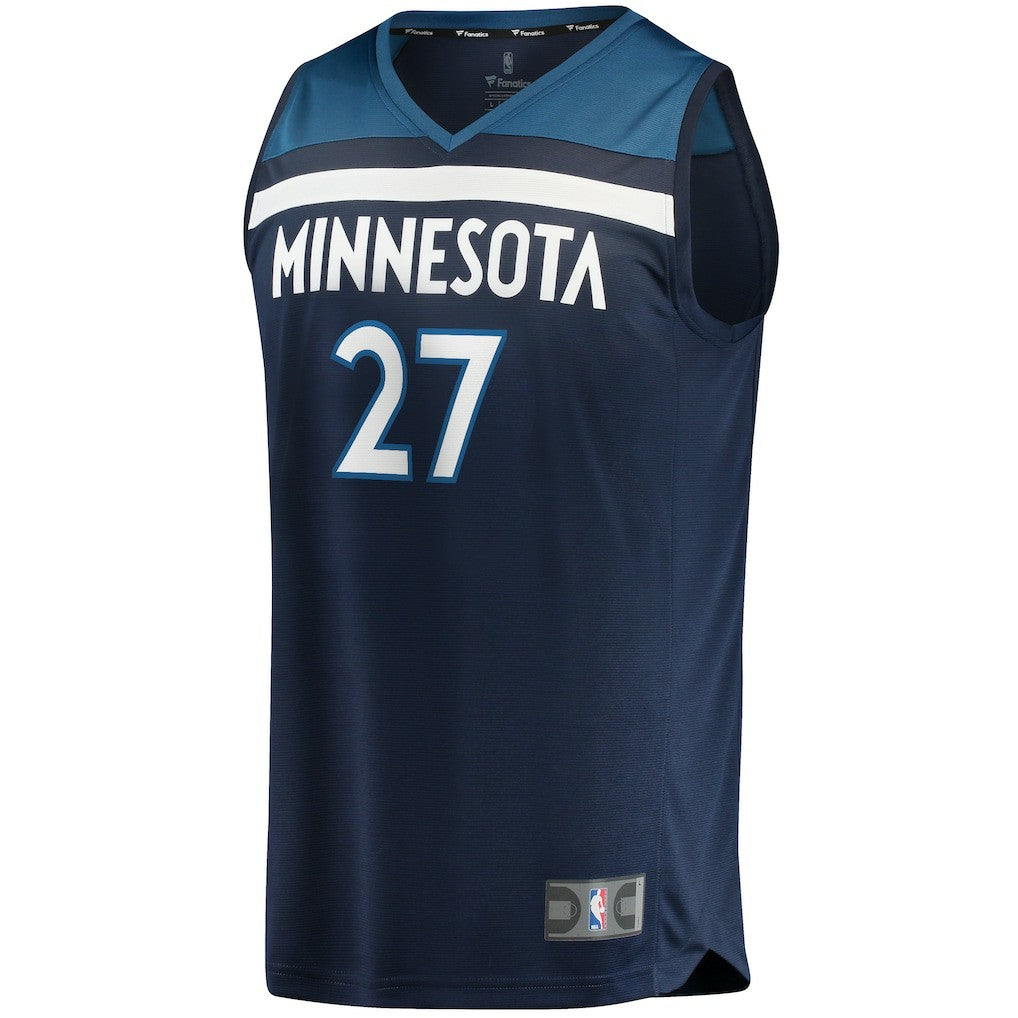 Rudy Gobert Minnesota Timberwolves Fast Break Replica Jersey Icon Edition Navy | Fanatics for sale