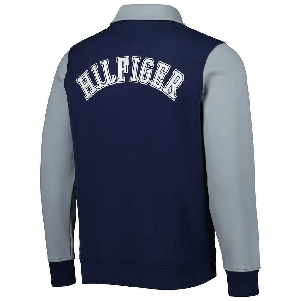 Dallas Cowboys Tommy Hilfiger Aiden Quarter-Zip Sweatshirt Navy/Silver