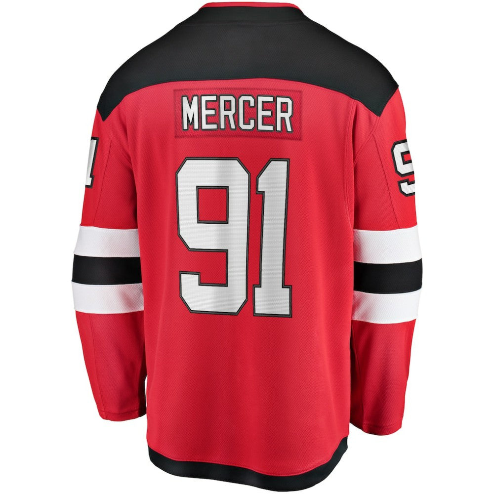 Dawson Mercer New Jersey Devils Fanatics Home Breakaway Jersey - Red - NHL 5014203