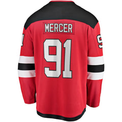 Dawson Mercer New Jersey Devils Fanatics Home Breakaway Jersey - Red - NHL 5014203
