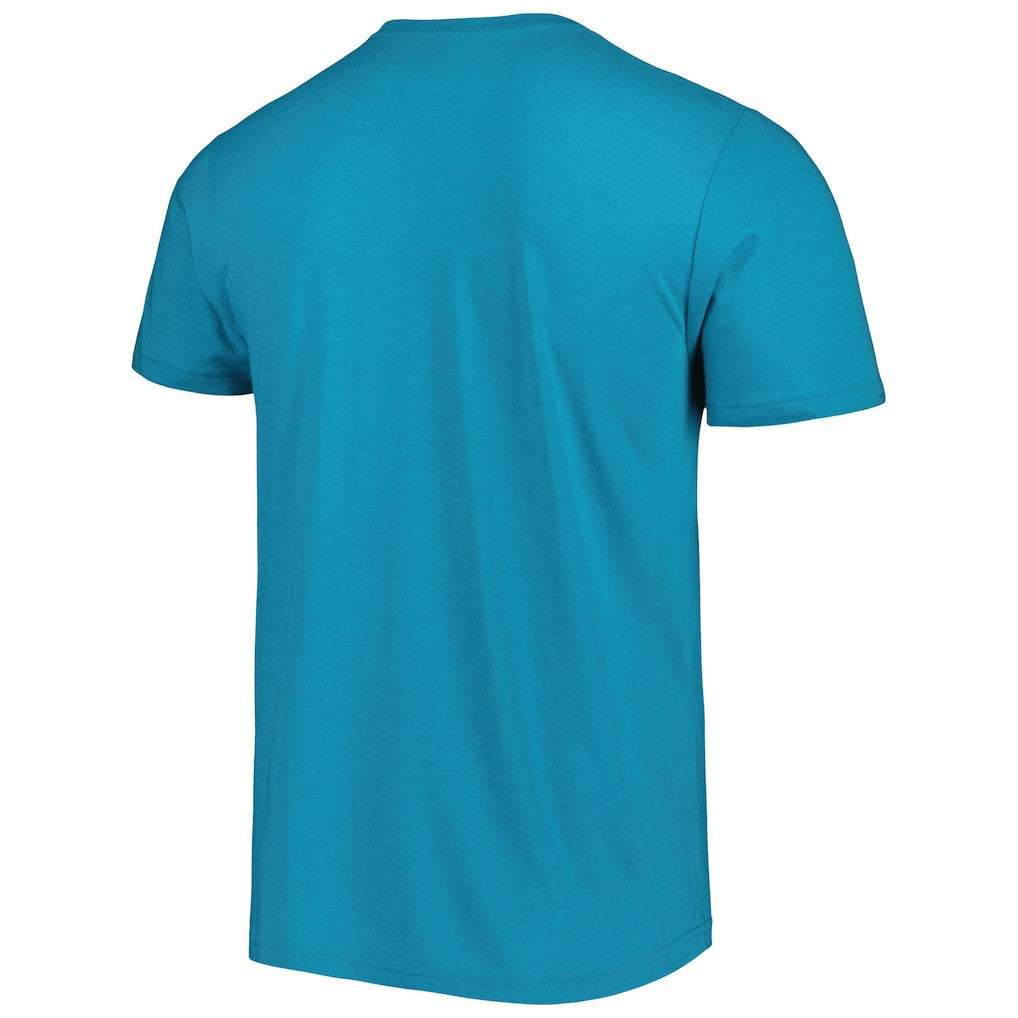 Miami Dolphins Homage Stadium Tri-Blend T-Shirt Aqua
