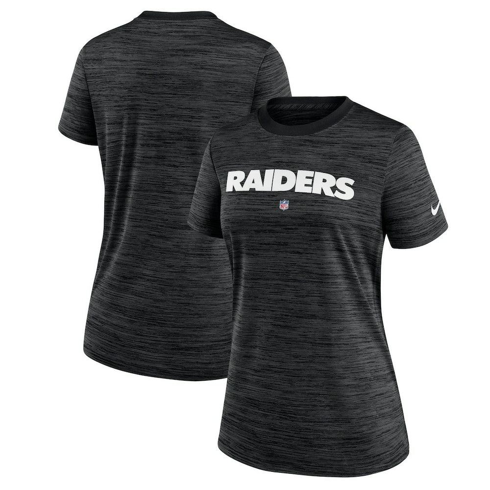 Nike Las Vegas Raiders Women's Sideline Velocity Performance T-Shirt Black