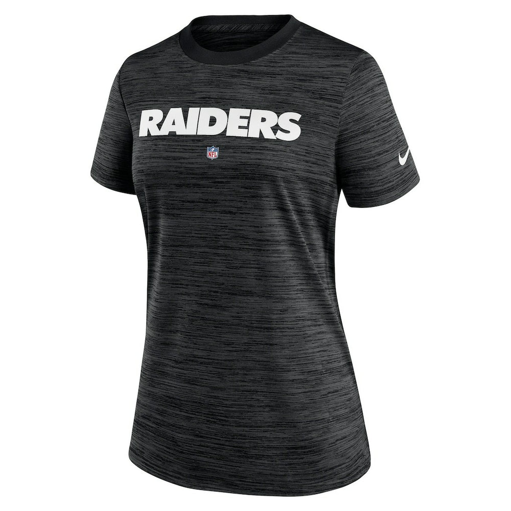 Nike Las Vegas Raiders Women's Sideline Velocity Performance T-Shirt Black