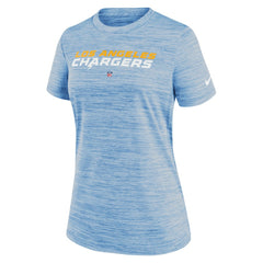 Nike Los Angeles Chargers Women's Sideline Velocity Performance T-Shirt Powder Blue