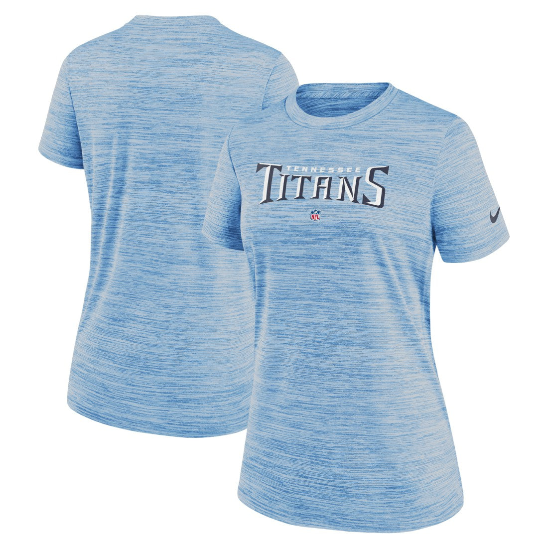 Nike Tennessee Titans Women's Sideline Velocity Performance T-Shirt Light Blue