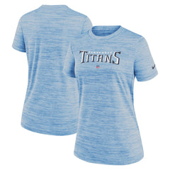 Nike Tennessee Titans Women's Sideline Velocity Performance T-Shirt Light Blue