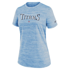 Nike Tennessee Titans Women's Sideline Velocity Performance T-Shirt Light Blue