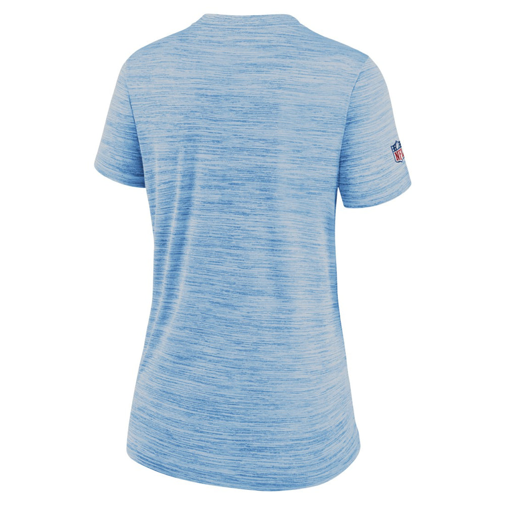 Nike Tennessee Titans Women's Sideline Velocity Performance T-Shirt Light Blue