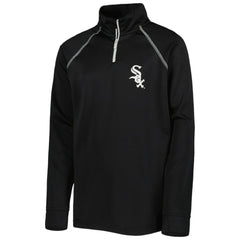 Chicago White Sox Stitches Youth Team Raglan Quarter-Zip Jacket - Black - MLB Online