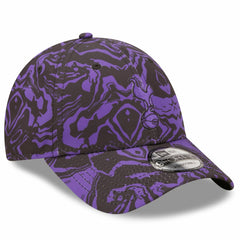 Tottenham Hotspur New Era Allover Print 9FORTY Adjustable Hat Black/Purple - New Era cheap