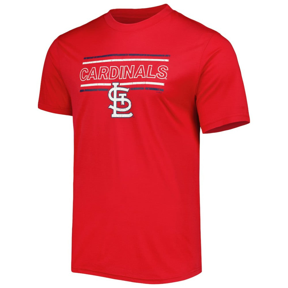 St. Louis Cardinals Concepts Sport Badge Top & Pants Sleep Set - Red/Navy - MLB Lifestyle