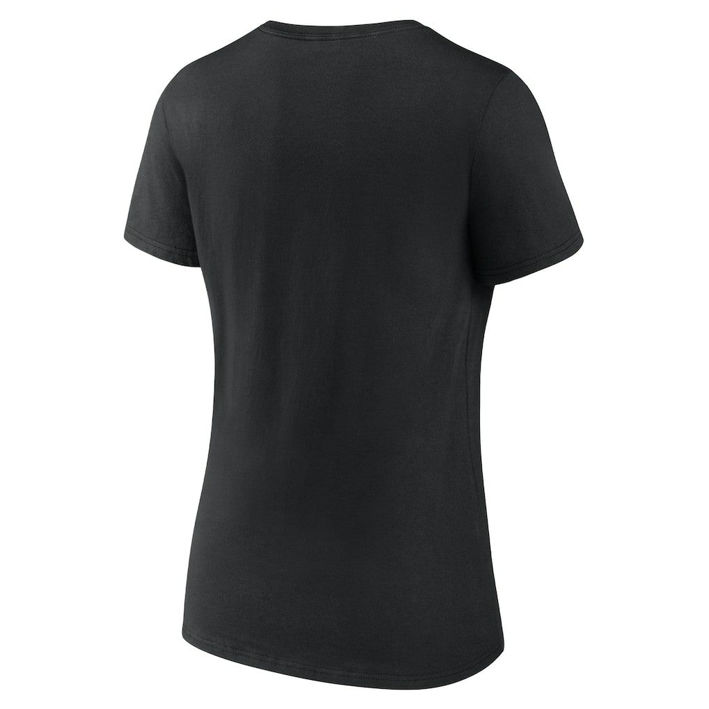 Fanatics New Orleans Saints Women's Shine Time V-Neck T-Shirt Black