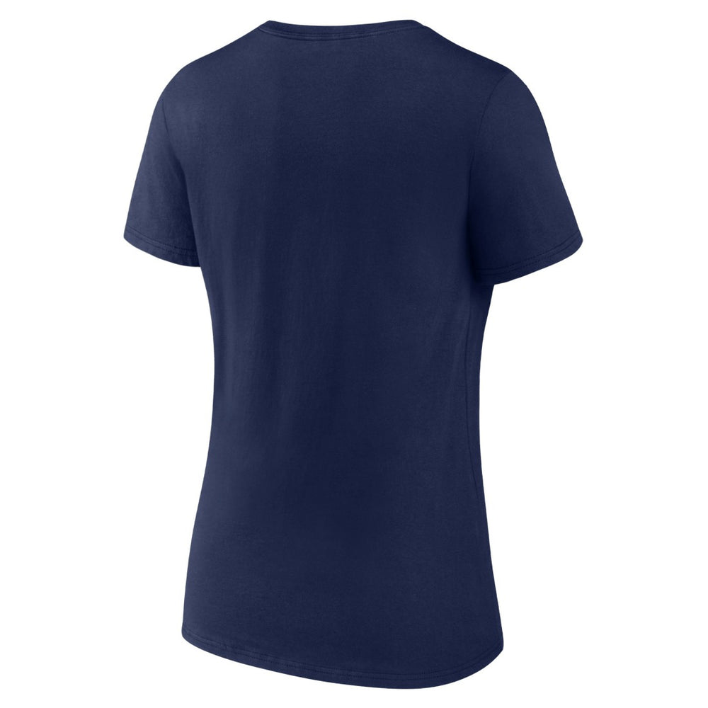 Fanatics Tennessee Titans Women's Shine Time V-Neck T-Shirt Navy