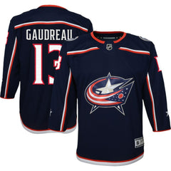 Johnny Gaudreau Columbus Blue Jackets Youth 2022/23 Premier Player Jersey - Navy - NHL 5017483