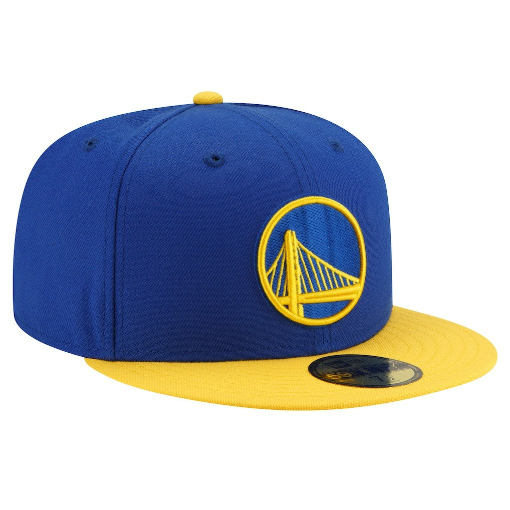 Golden State Warriors 2-Tone 59FIFTY Fitted Hat for sale Royal/Gold | New Era for sale