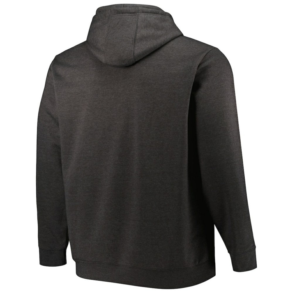 Tampa Bay Lightning Fanatics Big & Tall Dynasty Pullover Hoodie - Heather Charcoal - NHL 5017821