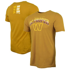 Washington Commanders DC PROPER District of Champions T-Shirt Gold