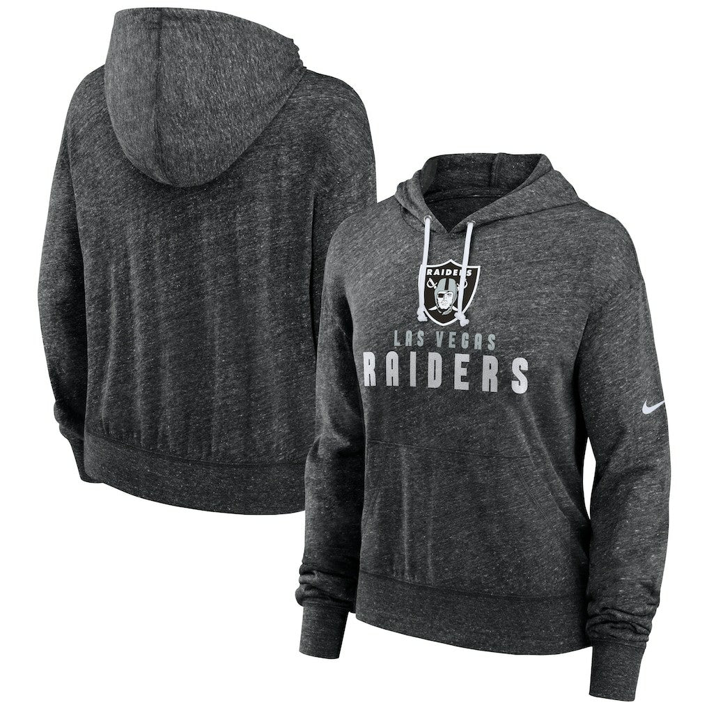 Nike Las Vegas Raiders Women's Gym Vintage Lightweight Pullover Hoodie Black