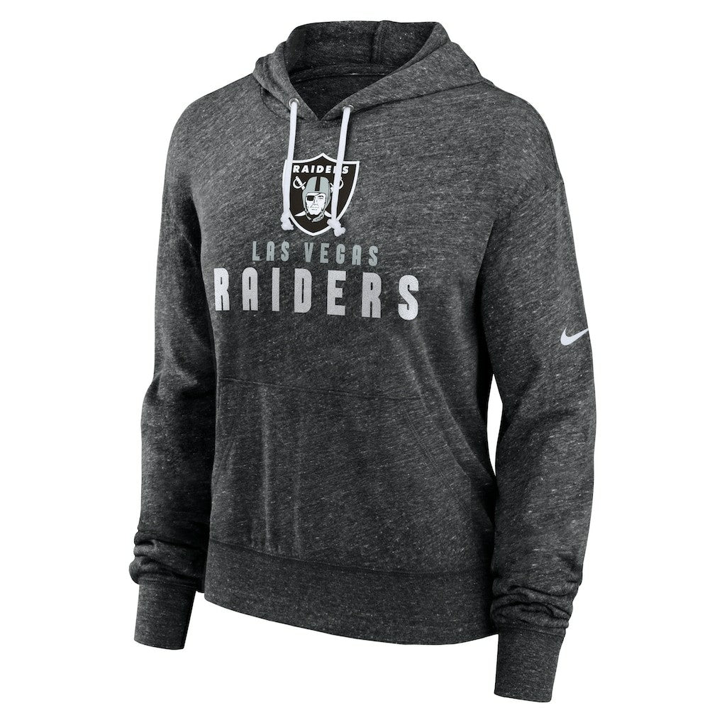Nike Las Vegas Raiders Women's Gym Vintage Lightweight Pullover Hoodie Black