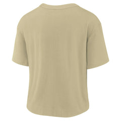 Nike New Orleans Saints Women's High Hip Fashion T-Shirt Gold/Black