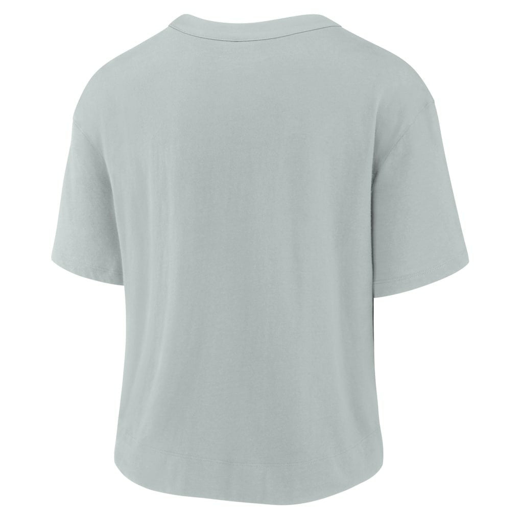 Nike Las Vegas Raiders Women's High Hip Fashion T-Shirt Silver/Black