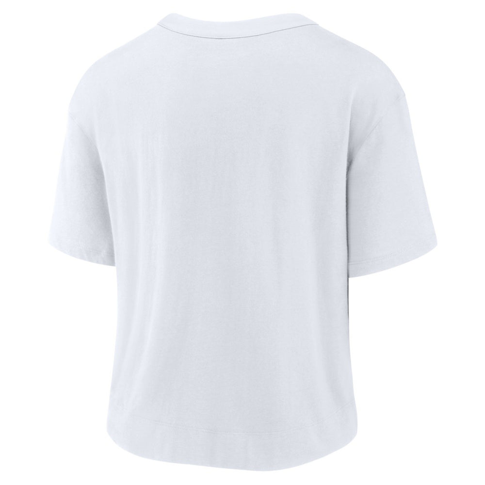Nike Tennessee Titans Women's High Hip Fashion T-Shirt White/Navy