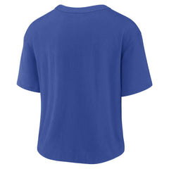 Nike Los Angeles Rams Women's High Hip Fashion T-Shirt Royal/Bone