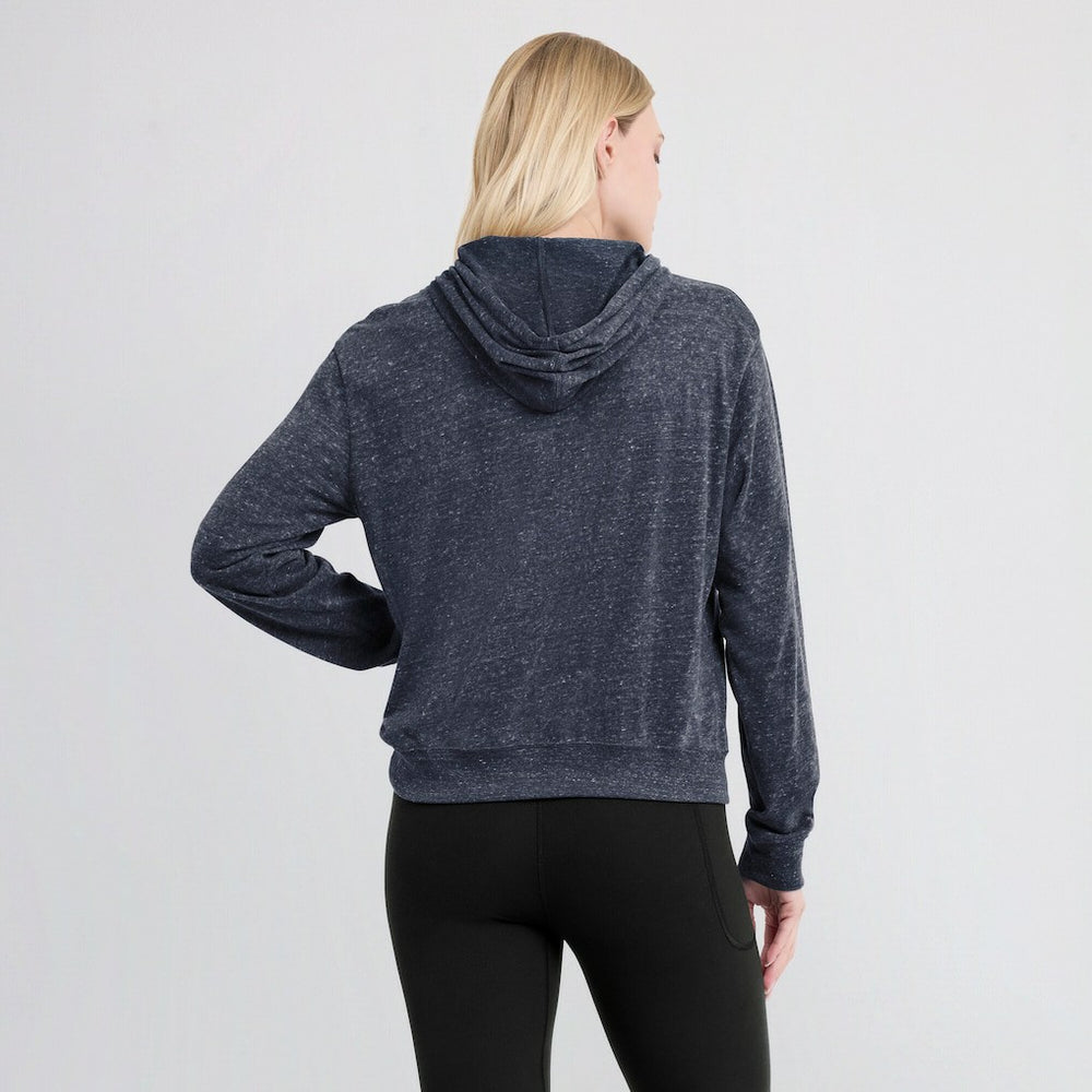 Nike New England Patriots Women's Plus Size Gym Vintage Pullover Hoodie Navy