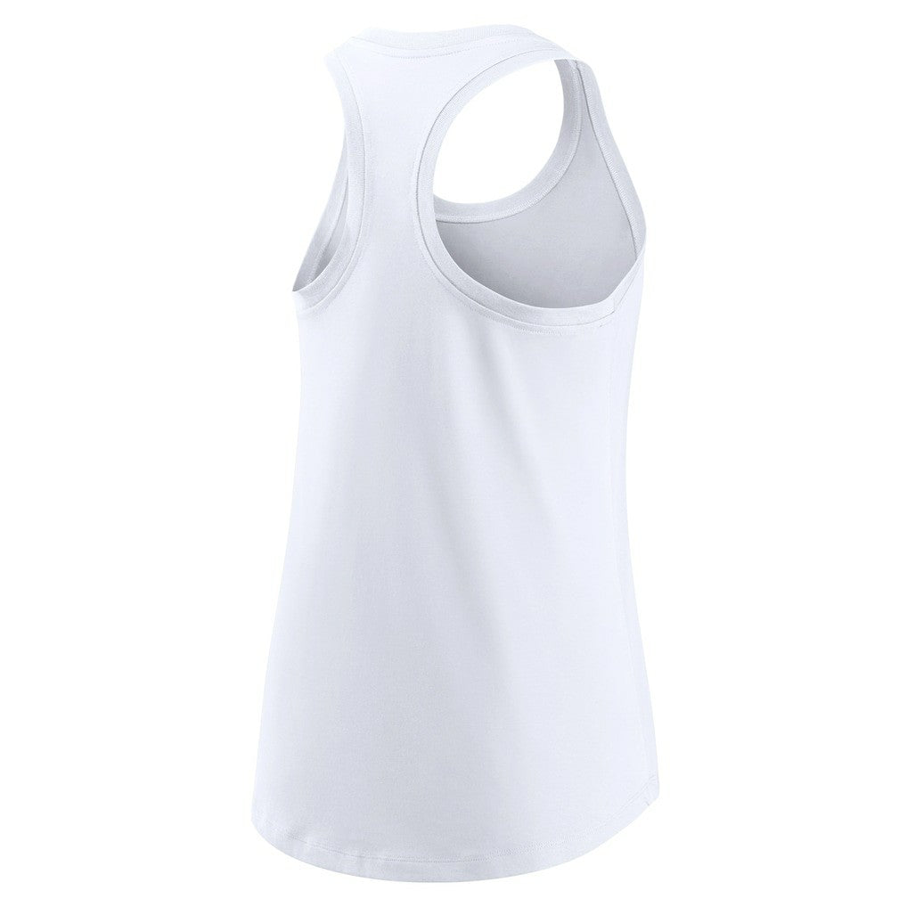 Nike Atlanta Falcons Women's Tri-Blend Scoop Neck Racerback Tank Top White