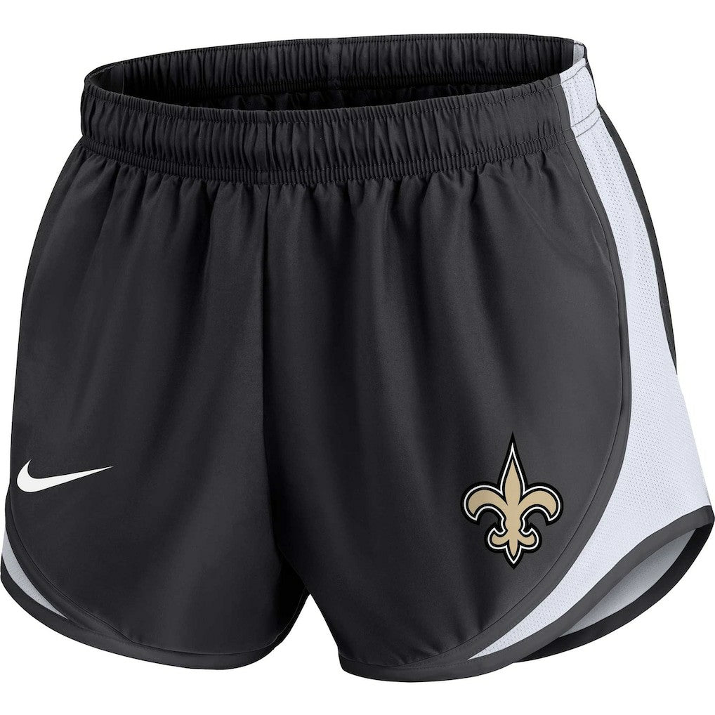 Nike New Orleans Saints Women's Plus Size Tempo Shorts Black