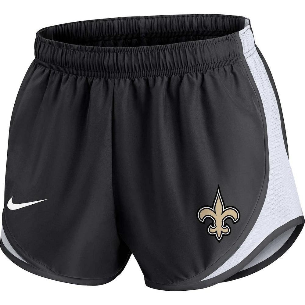 Nike New Orleans Saints Women's Plus Size Tempo Shorts Black
