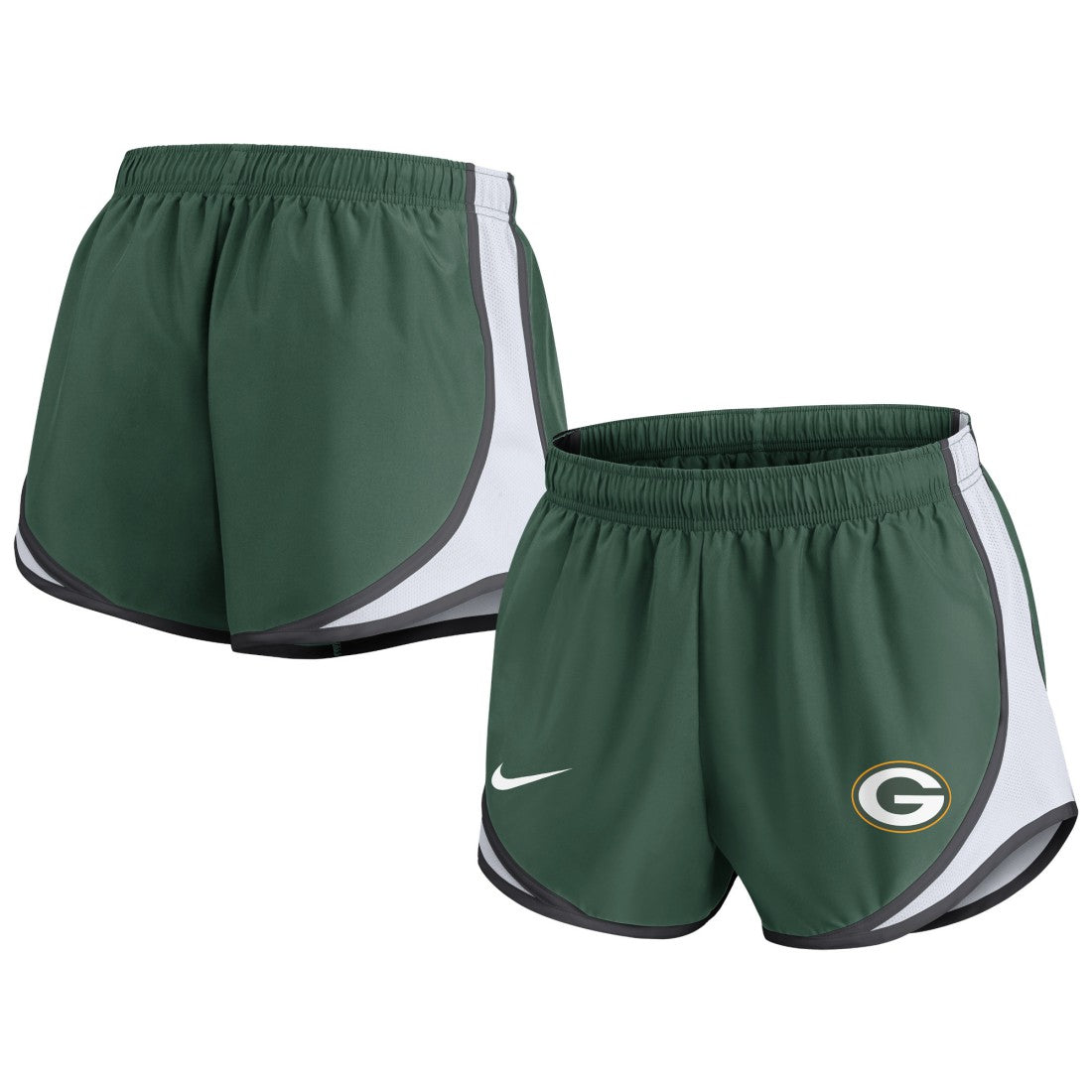 Nike Green Bay Packers Women's Plus Size Tempo Shorts Green