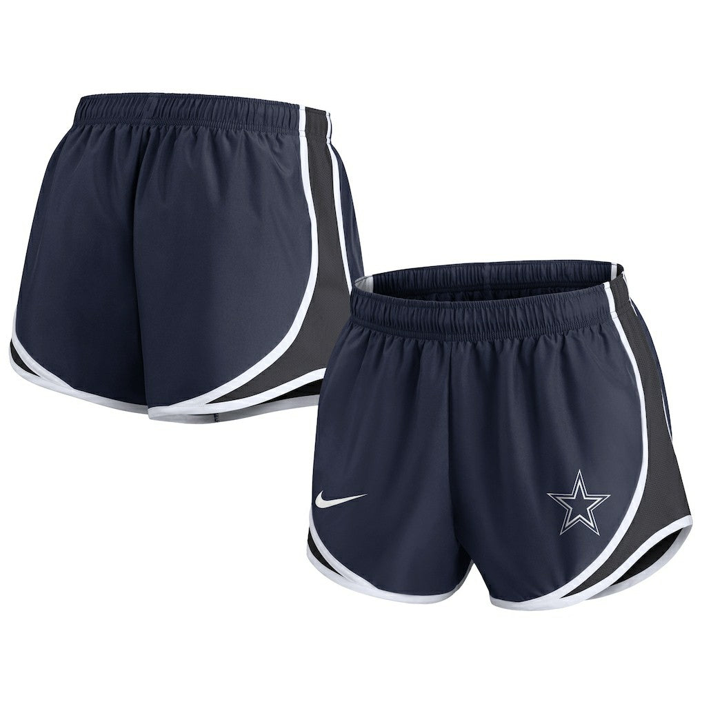 Nike Dallas Cowboys Women's Plus Size Tempo Shorts Navy
