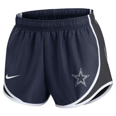 Nike Dallas Cowboys Women's Plus Size Tempo Shorts Navy