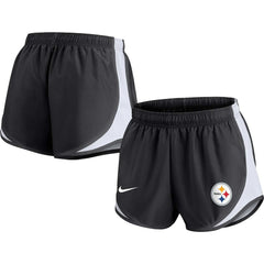 Nike Pittsburgh Steelers Women's Performance Tempo Shorts Black