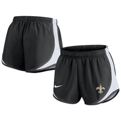 Nike New Orleans Saints Women's Performance Tempo Shorts Black